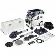 Festool  PLANEX LHS 2 225 EQI/CTM 36-Set - Slefuitor pentru pereti, 400 W, 225 mm, valiza speciala, accesorii + Aspirator umed-usc