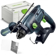 Festool - KHC-S 18-Basic  - Rotopercutor SDS-Plus fara acumulatori si incarcator, Li-Ion, 18 V, - Ah, 1.7 J, valiza speciala, accesorii