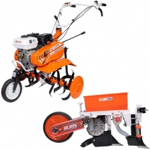 Ruris  DAC 6000 K + PTS2 - Motosapa, General Engine, -, 7 CP, 560-830 mm, 3 viteze (2 inainte + 1 inapoi), benzina fara plumb + Se