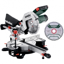 Metabo  KGS 216 M Set - Fierastrau circular stationar, 1500 W, 216x30 mm, accesorii