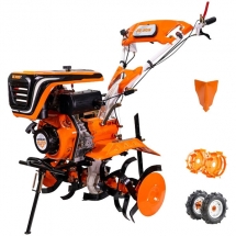 Ruris  651KSD - Motosapa, General Engine, -, 6 CP, 800-1000 mm, 3 viteze (2 inainte + 1 inapoi), motorina, roti cauciuc, rarita, r