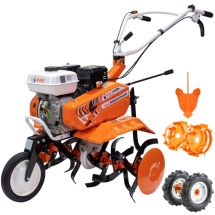 Ruris  DAC 7000ACC1 - Motosapa, General Engine, -, 7 CP, 560-830 mm, 3 viteze (2 inainte + 1 inapoi), benzina fara plumb, accesori