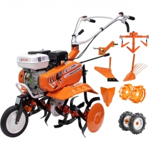 Ruris  DAC 7000ACC3 - Motosapa, General Engine, -, 7 CP, 560-830 mm, 3 viteze (2 inainte + 1 inapoi), benzina fara plumb, accesori