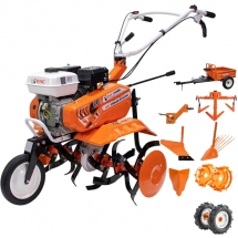 Ruris  DAC 7000ACC4 - Motosapa, General Engine, -, 7 CP, 560-830 mm, 3 viteze (2 inainte + 1 inapoi), benzina fara plumb, accesori