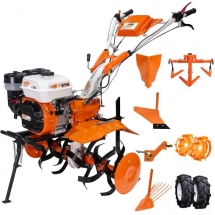 Ruris  731ACC1 - Motosapa, General Engine, -, 7.5 CP, 560-830 mm, 3 viteze (2 inainte + 1 inapoi), benzina fara plumb, accesorii