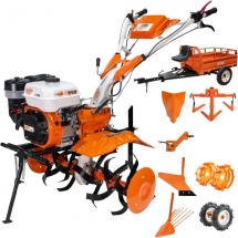 Ruris  731ACC3 - Motosapa, General Engine, -, 7.5 CP, 560-830 mm, 3 viteze (2 inainte + 1 inapoi), benzina fara plumb, accesorii