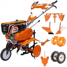 Ruris  7500ACC5 - Motosapa, General Engine, -, 7 CP, 560-830 mm, 3 viteze (2 inainte + 1 inapoi), benzina fara plumb, accesorii