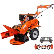 Ruris  7800CRT - Motosapa, General Engine, -, 7 CP, 560-830 mm, 3 viteze (2 inainte + 1 inapoi), benzina fara plumb, roti cauciuc,
