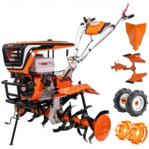 Ruris  915ACC - Motosapa, General Engine, -, 15 CP, 750-1100 mm, 3 viteze (2 inainte + 1 inapoi), benzina fara plumb, roti cauciuc