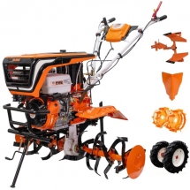Ruris  918ACC - Motosapa, General Engine, -, 18 CP, 750-1100 mm, 3 viteze (2 inainte + 1 inapoi), benzina fara plumb, roti cauciuc
