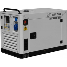 AGT  10001 DSEA - Generator de uz general, 9.6 kW, Yto, -, 16 CP, 25  l, pornire electrica, motorina, insonorizat, protectie termi