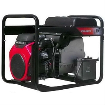 AGT  12501 HSBE R16 - Generator de uz general, 12 kW, Honda, GX690, 25.6 CP, 16  l, pornire electrica, benzina fara plumb, protect