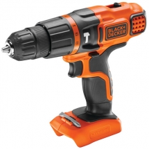 Black & Decker - BDCH188N - Masina de gaurit si insurubat cu percutie fara acumulatori si incarcator, Li-Ion, 18 V, - Ah, 38 Nm