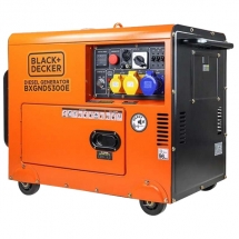 Black & decker  BXGND5300E - Generator de uz general, 6.25 kW, Black&Decker, -, 12 CP, 16  l, pornire electrica, monofazat