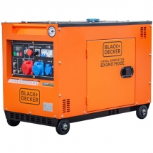Black & decker  BXGND7900E - Generator de uz general, 7.5 kW, Black&Decker, -, 13 CP, 14  l, pornire electrica, trifazat