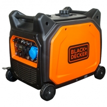Black & decker  BXGNI6500E - Generator de curent digital, - kW, Black&Decker, XY188F-1, 4 timpi, 12 CP, pornire electrica