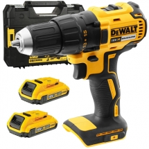 Dewalt - DCD777D2T - Masina de gaurit si insurubat cu 2 acumulatori, Li-Ion, 18 V, 2 Ah, 65 Nm, valiza speciala