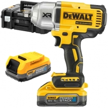 DeWalt - DCF900H2T - Masina de insurubat cu impact cu 2 acumulatori, Li-Ion, 18 V, 5 Ah, patrat 1/2 inch, 1396 Nm, -