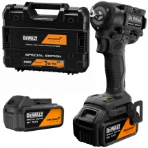 Dewalt - DCF92MP2T - Masina de insurubat cu impact cu 2 acumulatori, Li-Ion, 18 V, 5 Ah, patrat 1/2 inch, 610 Nm, -, valiza speciala