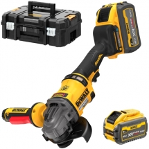 Dewalt  DCG418SHDX2 - Polizor unghiular cu 2 acumulatori si incarcator, Li-Ion Flexvolt, 54 V, 9 Ah, 125 mm, valiza speciala