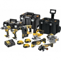 DeWalt  DCK755P3T-QW - Masina de gaurit si insurubat cu percutie, 70 Nm + Masina de insurubat cu impact, 205 Nm, M5-M14 + Multicut