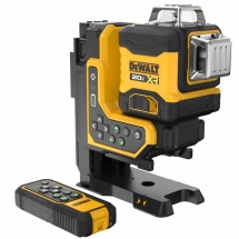 DeWalt  DCLE34035B - Nivela laser cu linii, 80 m, +/-0.3 mm/m, 3 linii laser, fascicul verde, proiectie 360 grade, suport perete