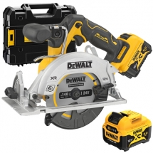 Dewalt - DCS512P2 - Fierastrau circular cu 2 acumulatori, Li-Ion, 12 V, 5 Ah, 140x20 mm, valiza speciala