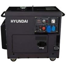 Hyundai  DHY6001SE - Generator de uz general, 4.6 kW, Hyundai, 186FAE, 10 CP, 12.5  l, pornire electrica, motorina, insonorizat, s