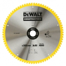 Dewalt - DT1184 - Panza fierastrau circular, lemn, 305x30x2.41 mm, 80 dinti