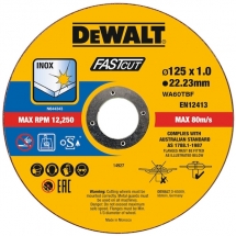 Dewalt - DT20540 - Disc taiere inox,  125x22.2x1 mm, 100 buc