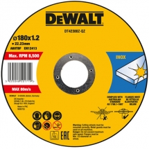Dewalt - DT42380Z - Disc taiere inox,  180x22.2x1.2 mm, 1 buc