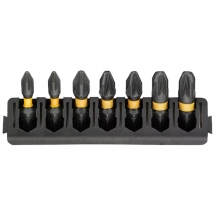 Dewalt  DT70812 - Set capete de insurubare, profil PZ, 7 bucati