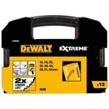 DeWalt - DT90350 - Set carote, HSS Bimetal, 16-64  mm, 13  bucati