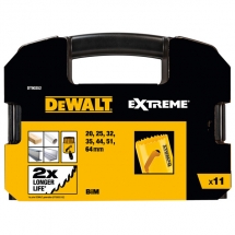 DeWalt - DT90352 - Set carote, HSS Bimetal, 20-64  mm, 11  bucati