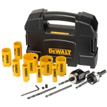 Dewalt - DT90356 - Set carote, HSS Bimetal, 16-51  mm, 11  bucati