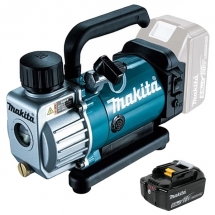 Makita  DVP180Z + BL1850B - Pompa vacuum, 3 m3/h, 5/16 inch + Acumulator, Li-Ion, 18 V, 5 Ah