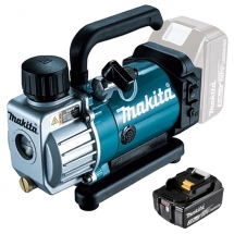 Makita  DVP180Z + BL1830B - Pompa vacuum, 3 m3/h, 5/16 inch + Acumulator, Li-Ion, 18 V, 3 Ah
