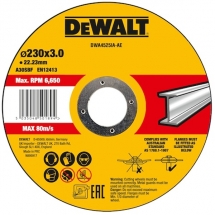 Dewalt  DWA4525IA-AE - Disc taiere metal,  230x22.2x3 mm, 1 buc