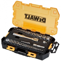 Dewalt  DWMT45034-0 - Set capete chei tubulare, 5-19  mm, patrat 1/4 inch si 3/8 inch, 34 bucati