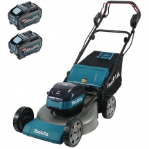 Makita  LM002GT201 XGT - Masina de tuns iarba cu 2 acumulatori, Li-Ion, 40 V, 5 Ah, 53 cm, 70 l