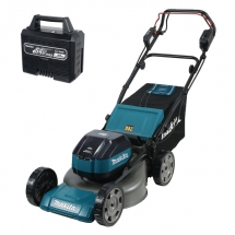 Makita  LM003JB101 - Masina de tuns iarba cu 1 acumulator, Li-Ion, 64 V, 10 Ah, 48 cm, 70 l
