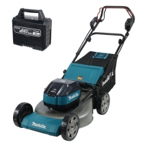Makita  LM004JB101 - Masina de tuns iarba cu 1 acumulator, Li-Ion, 64 V, 10 Ah, 53 cm, 70 l