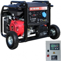 Agt  7601 HSBE TTL+AT409 - Generator de uz general, 6 kW, Honda, GX390, 13 CP, 28  l, pornire electrica, monofazat