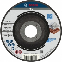 Pachet Bosch  PRO Stone - Disc taiere piatra, 115x22.2x2.5 mm, 10 buc