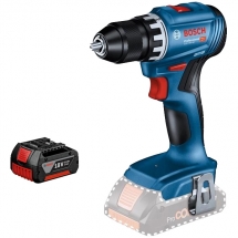 Pachet Bosch  GSR 18V-45 + GBA - Masina de gaurit si insurubat, 45 Nm + Acumulator, Li-Ion, 18 V, 3 Ah
