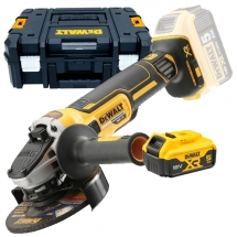 Pachet DeWalt  DCG405NT + DCB184 XR - Polizor unghiular, 125 mm, valiza speciala + Acumulator, Li-Ion, 18 V, 5 Ah
