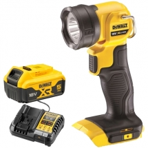 Pachet DeWalt - DCL040 + DCB184 XR + DCB1104 - Lampa + Set 1 acumulator si incarcator, Li-Ion, 18 V, 5 Ah