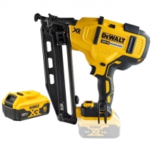 Pachet DeWalt  DCN660N + DCB184 XR - Pistol de batut cuie, cuie pentru lemn + Acumulator, Li-Ion, 18 V, 5 Ah