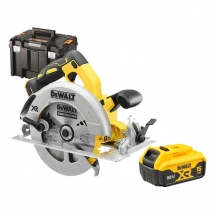 Pachet DeWalt  DCS570NT + DCB184 XR - Fierastrau circular, 184x16 mm, valiza speciala + Acumulator, Li-Ion, 18 V, 5 Ah