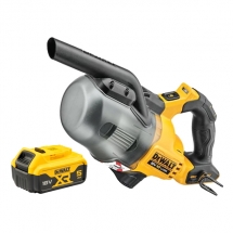 Pachet DeWalt  DCV501LN + DCB184 XR - Aspirator particule uscate, 90 mbar + Acumulator, Li-Ion, 18 V, 5 Ah